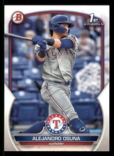 Alejandro Osuna 2023 Bowman #BP-131 Prospects Texas Rangers