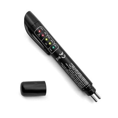 Brake Fluid Liquid Tester,Hydraulic Fluid Liquid Oil Moisture Analyzer with 5 Le