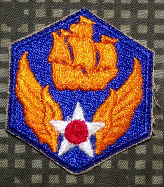 WW2 US Army Air Forces USAAF 6th Air Force Sleeve Patch cotton No 