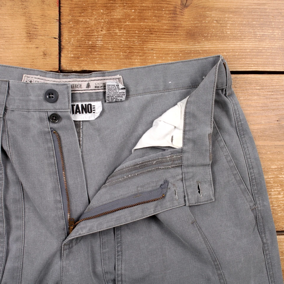 Vintage Gitano Outdoor Pants Trousers 32x30 Mens Tapered Grey Polyester Blend - Изображение 3 из 4