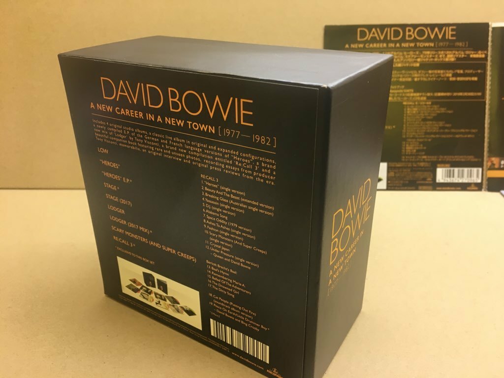DAVID BOWIE A new career town BOX SET JAPAN CD WPCR-17897