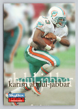1996 Sky Box Impact Rookies Karim Abdul-Jabbar #30 Miami Dolphins