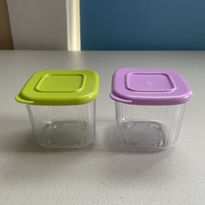 Tupperware Clear Mates Mini Snack Container S...