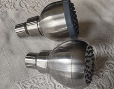 2 DELTA Lowe's Shower Heads 3" Brushed Nickel