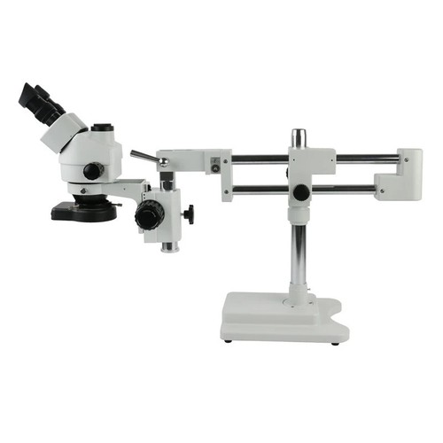 Microscopio zoom estéreo trinocular cámara enfoque simultáneo doble brazo soporte 3,5X90X180X - Imagen 5 de 79