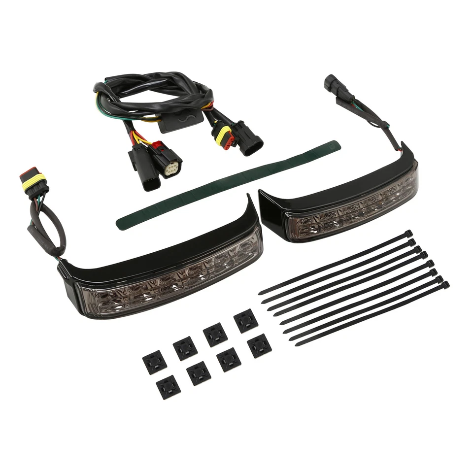 Luces de giro LED de freno de alforja para Harley CVO Electra Road Glide 2014-2023 Foto 2 de 4