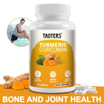 Turmeric Curcumin with Glucosamine + Chondroitin Supports Joint and Bone Health