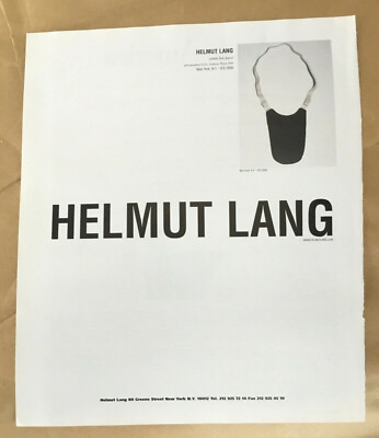 helmut lang カタログ　美術 s-l400.jpg