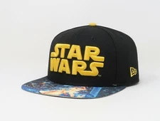 New Era 950 Men Women Cap Star Wars A New Hope Black Printed Visor Snapback Hat