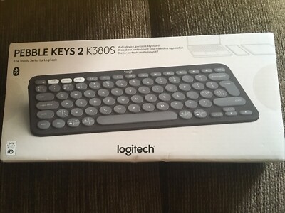 Logitech Pebble Keys 2 K380s - Multi Device Combo Tastatur & Maus - Schwarz