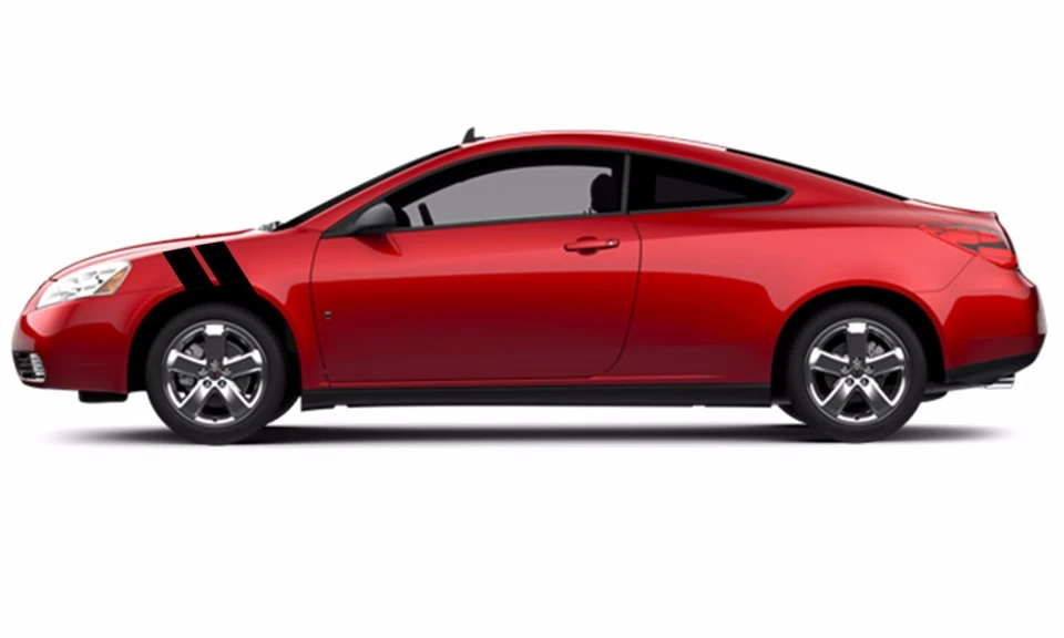 NUEVAS Calcomanías Fender Hash Bars Vinilo RACING STRIPES Sport 4" (Se adapta a Pontiac G6 y G8) Foto 2 de 4