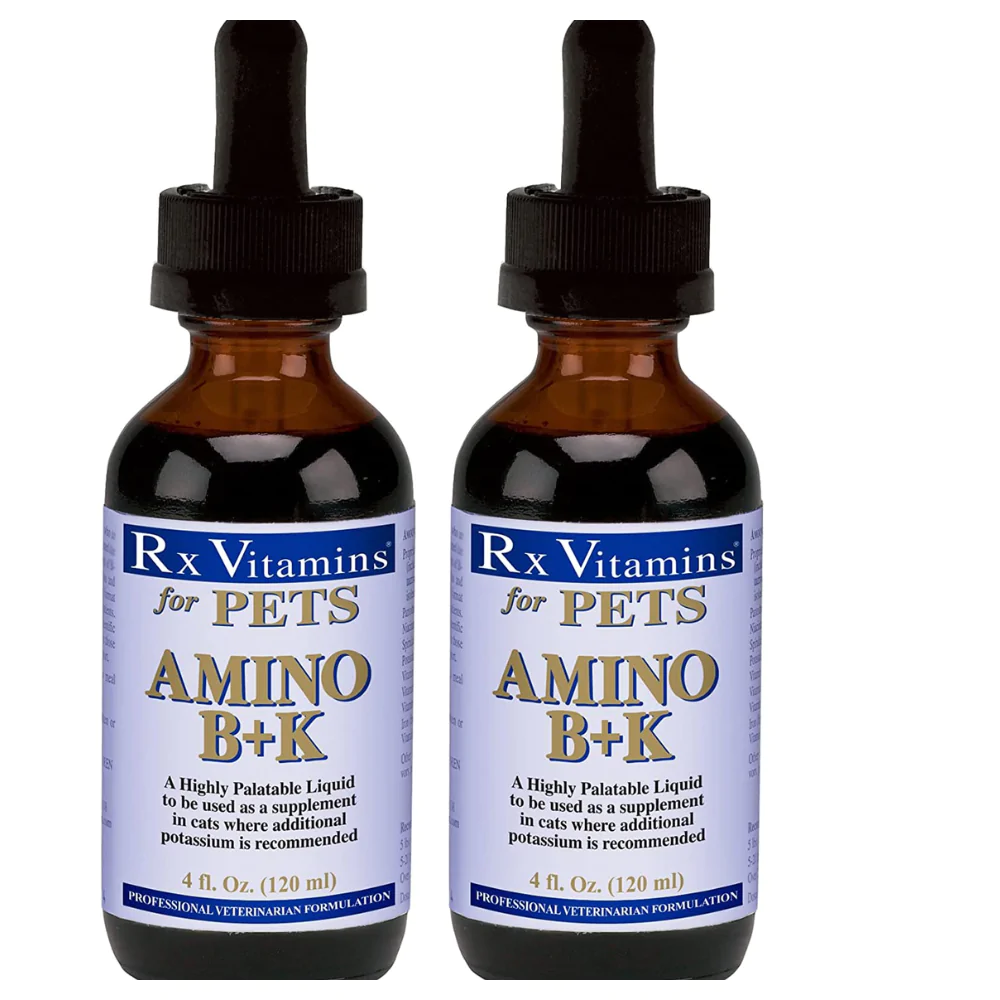 Rx Vitamins For Pets Amino B+K Supplement for Cats 4 Oz Hypoallergenic
