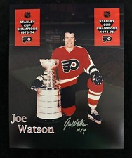 JOE WATSON Signed Autographed 11 x14 Hockey Photo Philadelphia Flyers COA