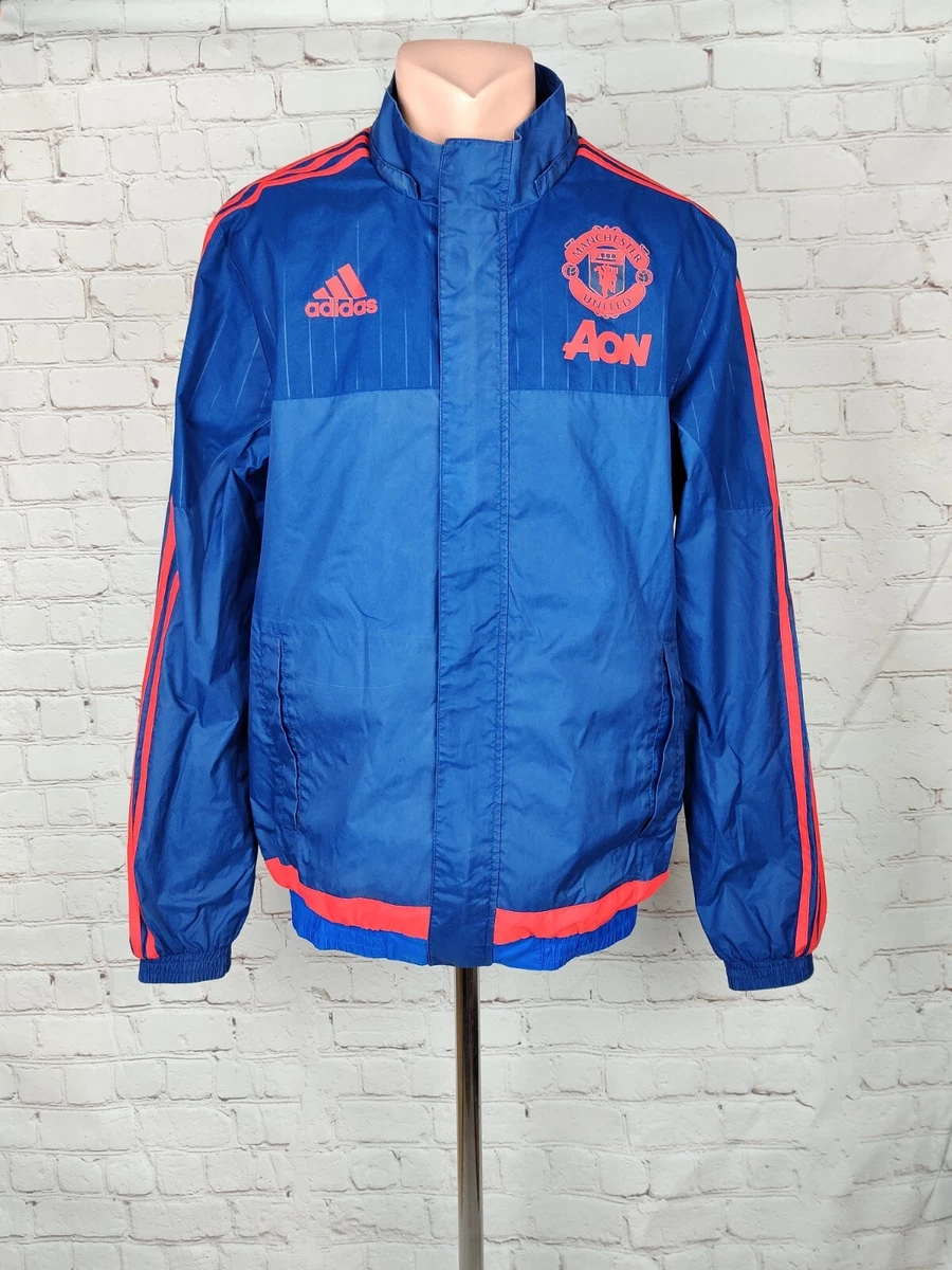 Football jacket soccer Manchester United Training 2015 2016 Adidas