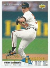 MIKE MUSSINA 1993 UPPER DECK INSIDE THE NUMBERS CARD NM-MT CONDITION