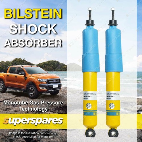 Pair Front Bilstein B6 Mono-Tube Shock Absorbers for Ford Ranger PK PJ ...