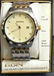 elgin watch crystal
