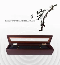 Karate Taekwondo Martial Art Belt Display Case Gift Box
