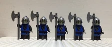 New LEGO Castle Black Falcon Axe Knight Minifigure Lot of 5 - Lego 31120