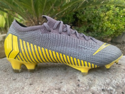 New Nike Mercurial Vapor 12 Elite FG Soccer Cleats Gray Mens Size 