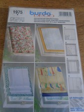  PATRON  "BURDA " DECO RIDEAUX POUR FENETRES MANSARDEES N° 1975