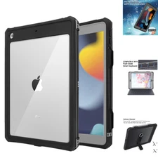 For iPad 7th 8th 9th Gen 10.2" Case Waterproof Shockproof Heavy Duty Stand Cover