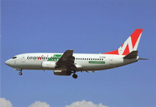 Postcard Airline TRAWEL FLY B 737-33A G-STRI Unposted AUC1.