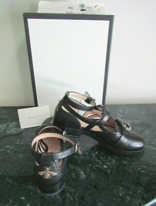 gucci buckle heels