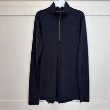 Smartwool Merino Wool Quarter Zip Base Layer Small