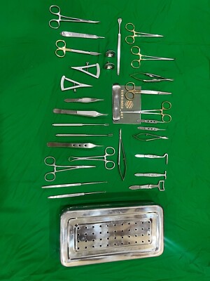 Blepharoplasty Instruments Set of 30 PCs Eye Surgery Set Plastic Surgery