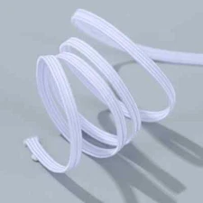 160 Yards Elastic 1/8" 2 - 3 mm White For Headband Clothing Wholesale Bulk Roll
