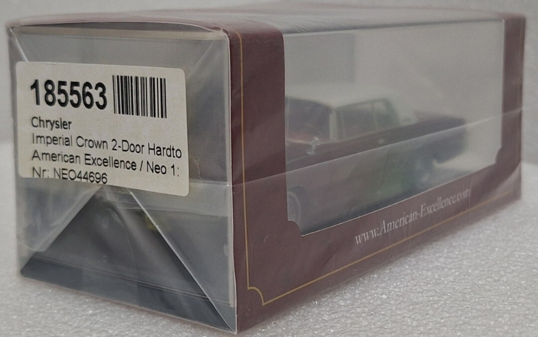 Imperial Crown Coupe 2-Door 1965 Dark Red 1:43 Neo 44696 American