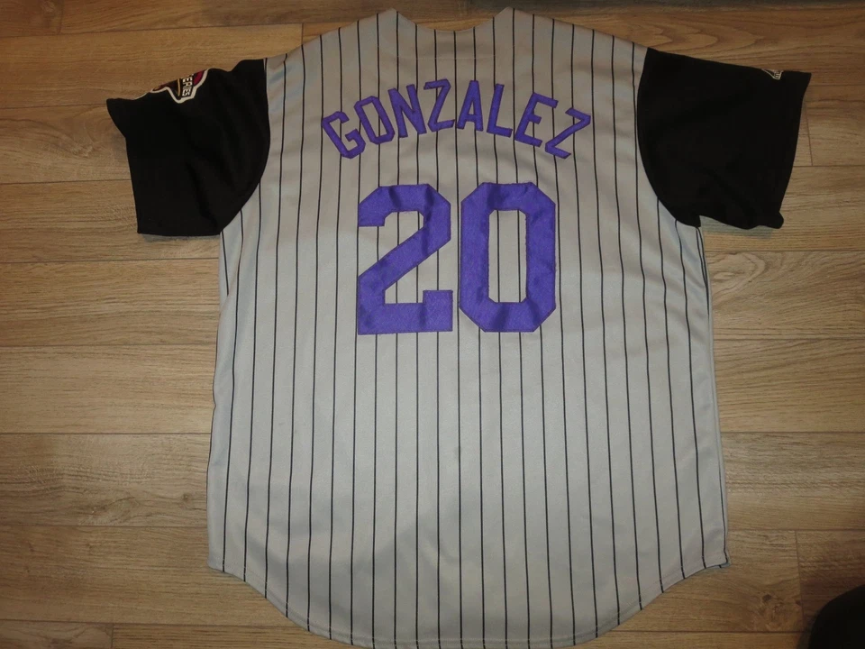 Luis Gonzalez #20 Arizona Diamondbacks 2001 MLB World Series Majestic Jersey XL - Image 3 of 4