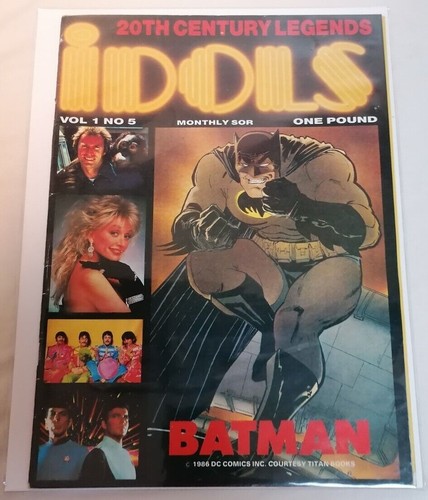 MAGAZINE - 20th Century Legends Idols #5 Batman Eastwood Star Trek Beatles 1988
