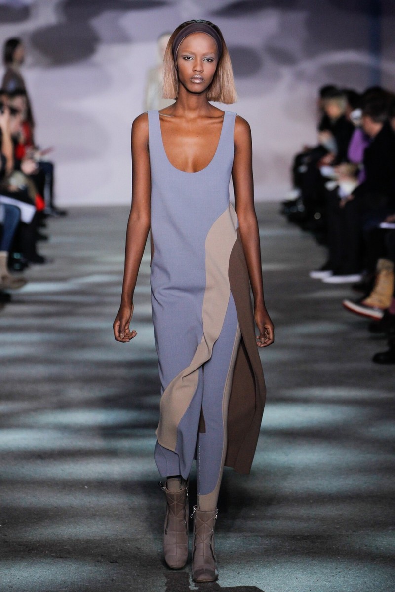 Marc Jacobs Runway Fall 2014 Wool Colorblock Mod Sleeveless
