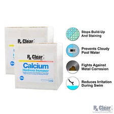 Rx Clear Granular Calcium Hardness Increaser (Plus) For Pools (Choose Quantity)