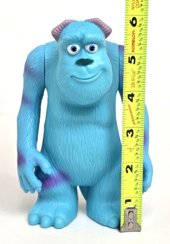 Figura de acción de plástico Sully azul de 6" McDonald's Monsters Inc Disney Pixar de colección Y2K - Imagen 2 de 7
