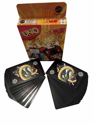 UNO DragonBall Z! KartenSp. Gesellschaftsspiel für 2-10 Spieler Mattel Games Neu