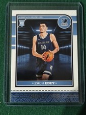 2024-25 Panini NBA Hoops - Rookies #239 Zach Edey (RC) Memphis Grizzlies Rookie