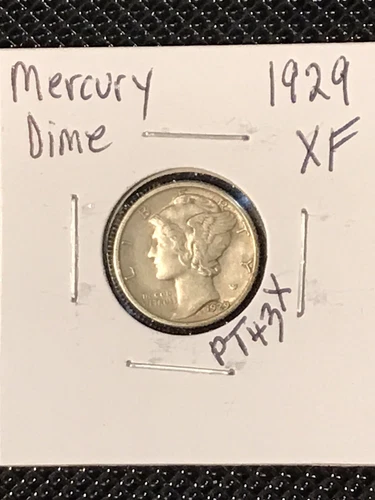 1929 Mercury Dime  XF
