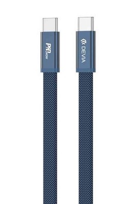 DEVIA Super Schnell Ladekabel USB TYP C  240W Datenkabel Universal Flach 150 cm
