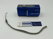 Junk Sony Cyber-shot DSC-U20 Blue 2MP Ultra Compact Digital Camera LCD Haze Test