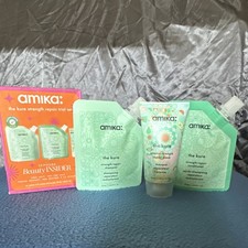 Amika the kure Strength Repair Trial Size Set Shampoo Conditioner Repair Mask