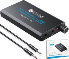 Portable Headphone Amplifier 3.5mm AUX Rechargeable 16-150 Open Box