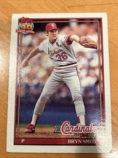 Bryn Smith 1991 Topps #743 St. Louis Cardinals Baseball Card
