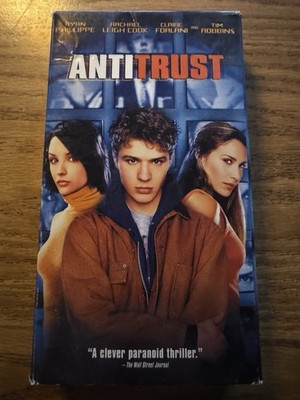 Antitrust (VHS, 2001) Ryan Phillippe, Tim Robbins, Rachael Leigh Cook