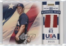 2013 USA Baseball Box Set 18U National Team Memorabilia Prime 4/35 Jacob Nix 1t3