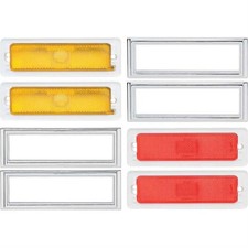 Oer N5028 1970-74 Nova Side Marker Lampbezel Kit Amberred Oer N5028 1970-74 Nova Side Marker Lampbezel Kit Amberred