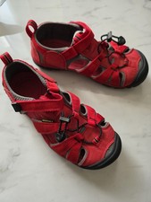 Keen Youth Size 3 Seacamp II CNX Sandals Red 1014478 Boys Slip On Shoes