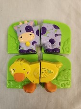 Leap Frog Fridge Farm Magnetic Animals 2 Sets Replacement Duck Cow 2004
